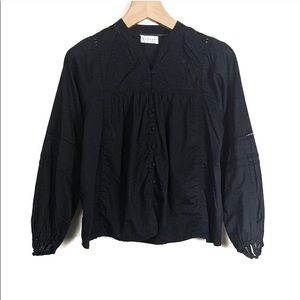 Velvet by graham and Spencer peasant top